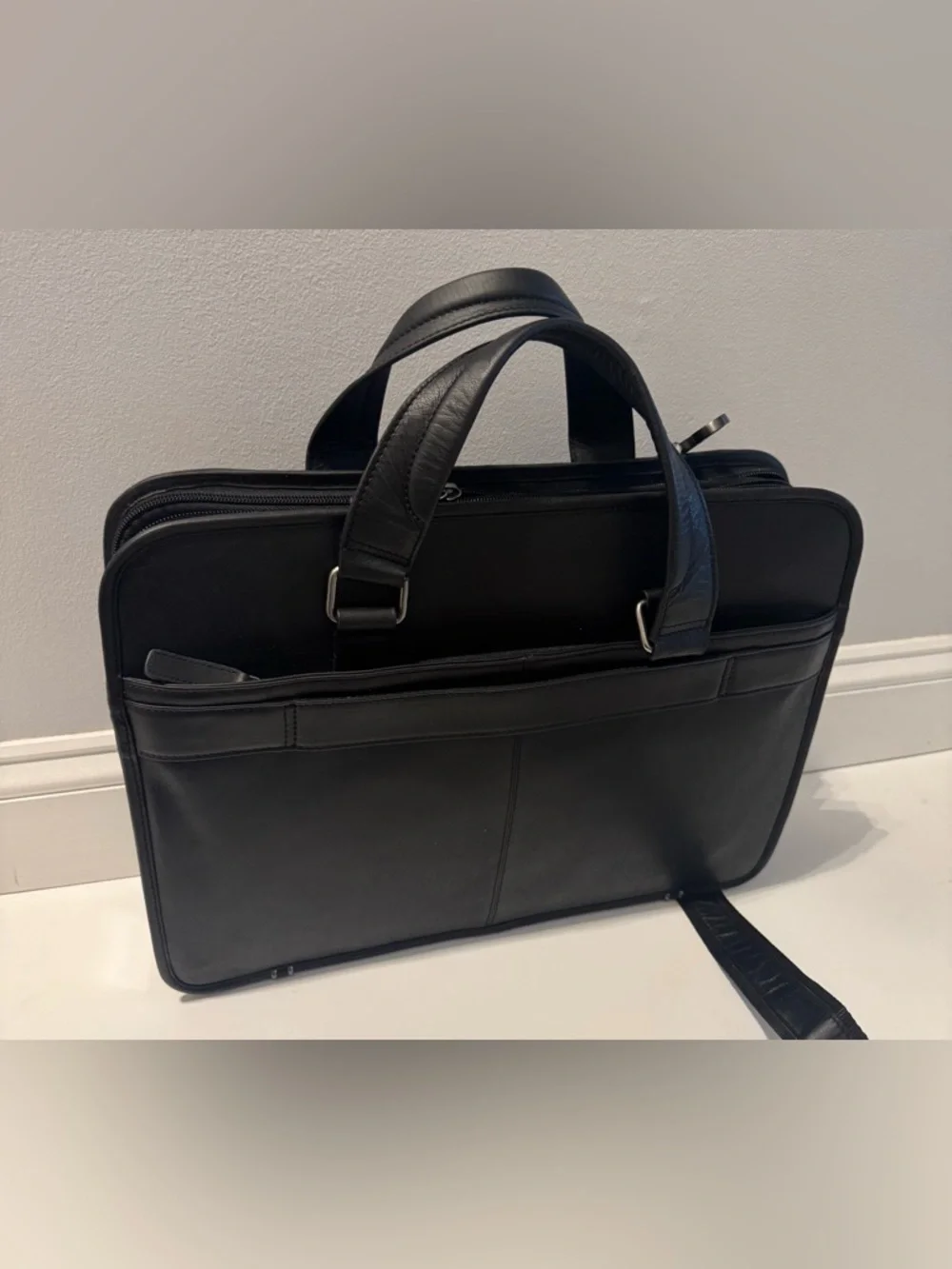 MANCINI Milan Triple Compartment Briefcase NWT